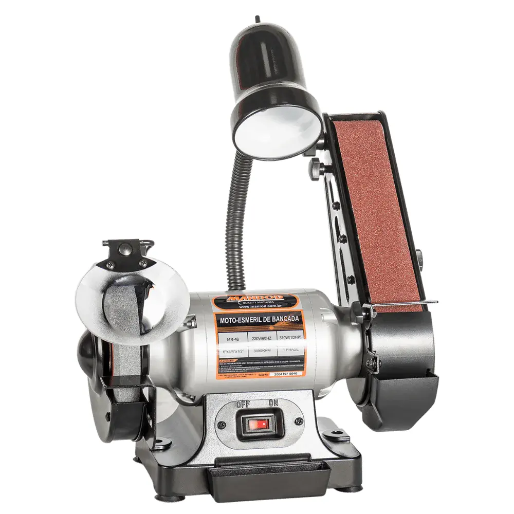Moto esmeril lixadeira hobby 370W MR-46 Manrod - 220V mono
