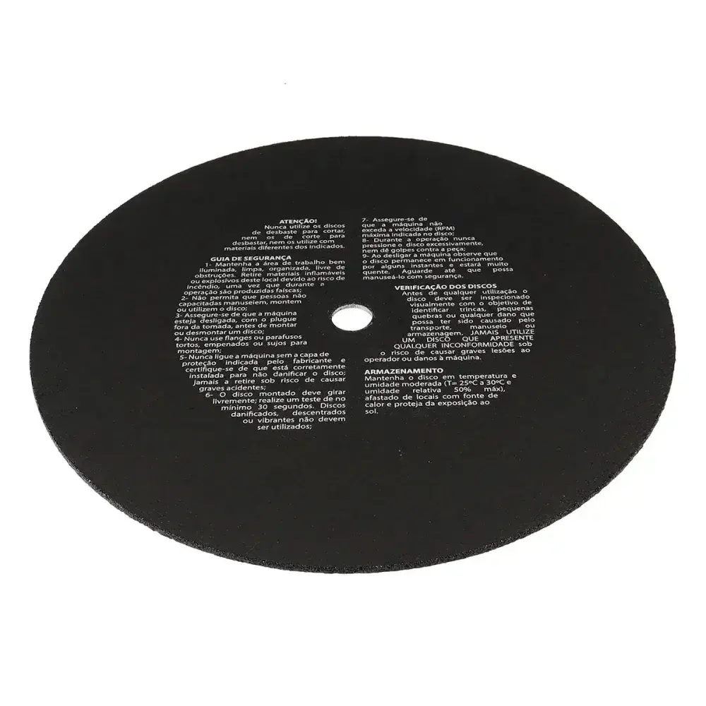 Disco de corte para aço com furo 3/4 12X304,8MM Worker — fotografia 10