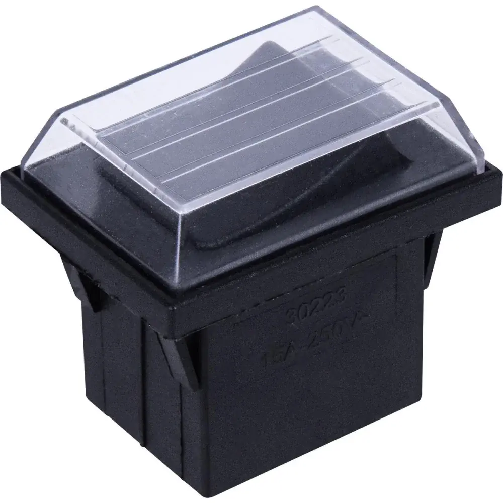 Interruptor ld capa 20A/120V 15A/220V preto Margirius
