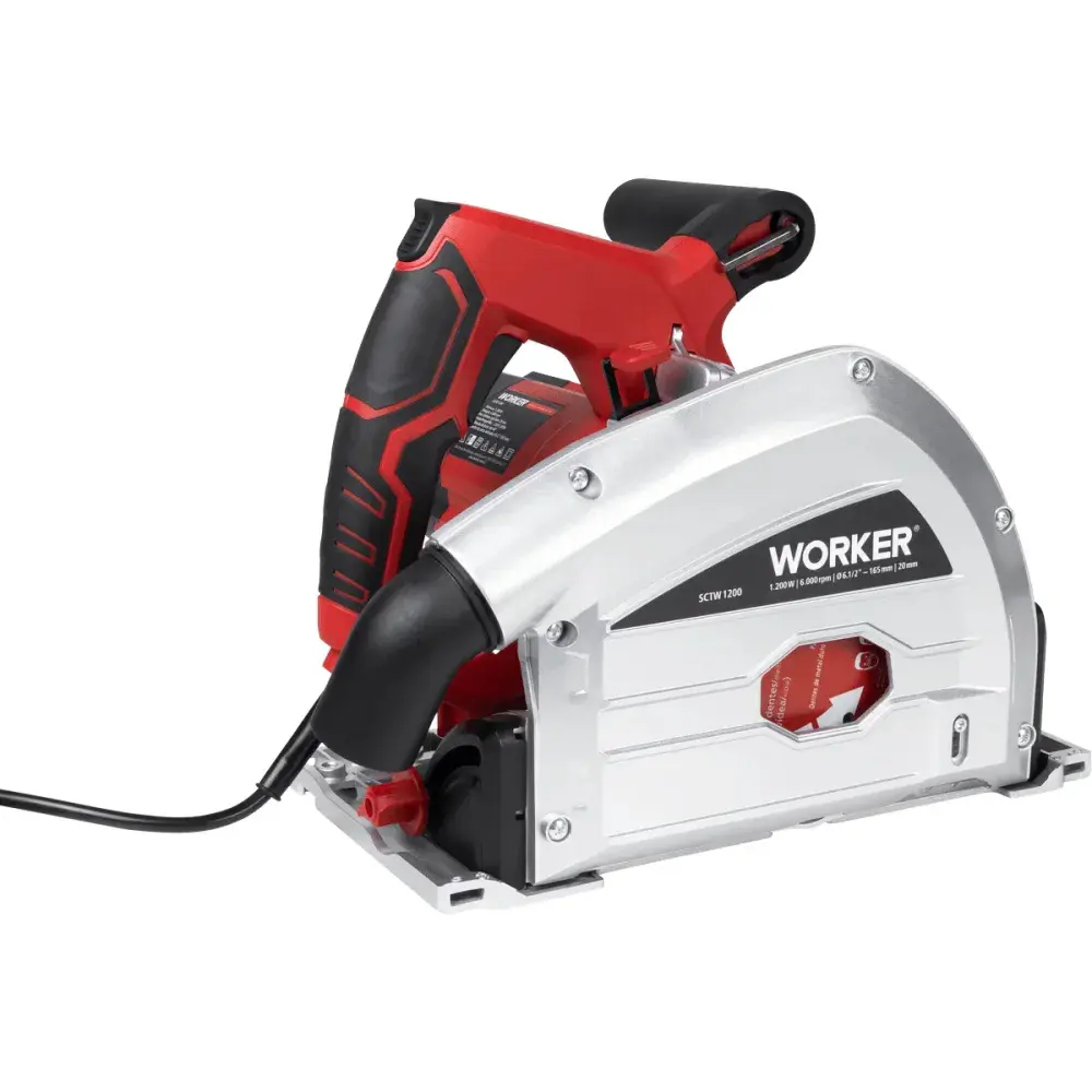 Serra circular de trilho sctw 1200W Worker — fotografia 5