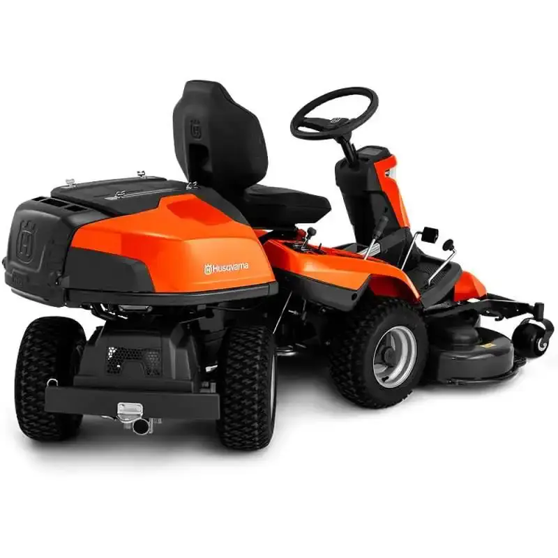 Trator cortar grama 14.2 HP à gasolina 4T com plataforma de corte 112 CM rider R316TX Husqvarna — fotografia 2