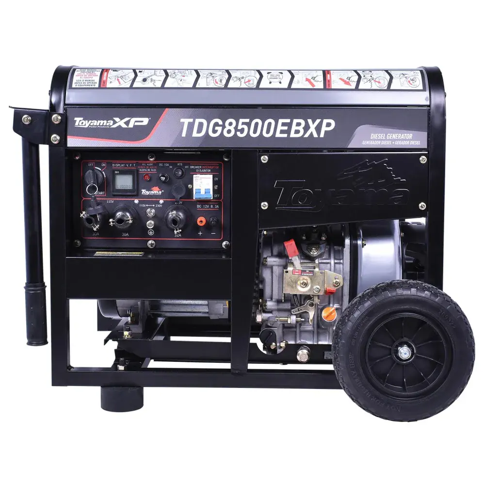 Gerador de energia a diesel TDG5800EBXP 498CC 3600RPM 13.5 hp biv Toyama — fotografia 4