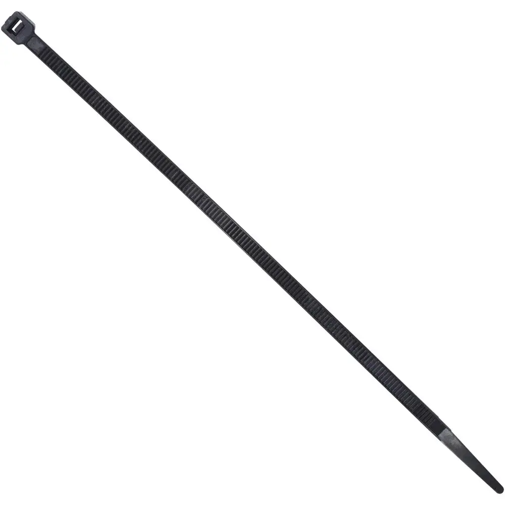 Abraçadeira nylon 2,5MM x 200MM preta Kala 100 peç — fotografia 3