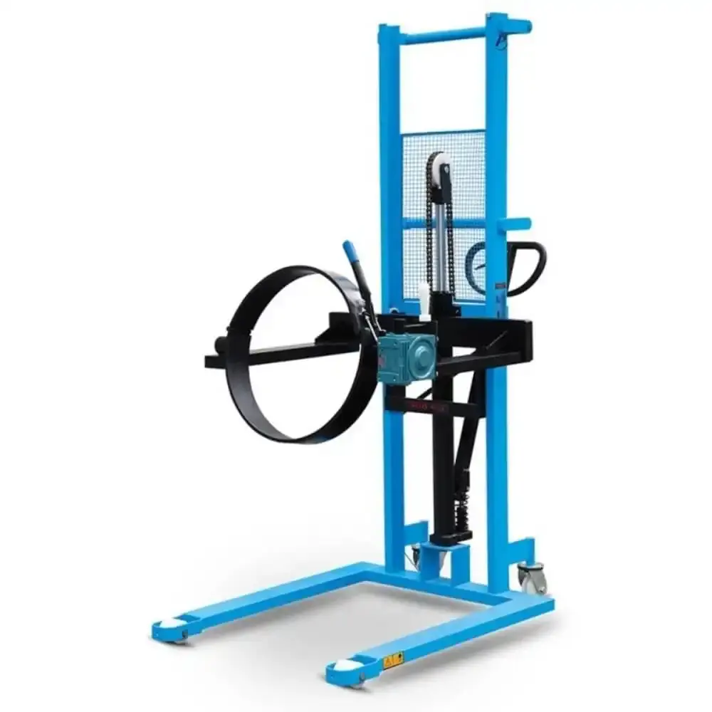 Empilhadeira hidráulica manual 300 KG gira tambor elevação 1,99 metros 660 MM PM319T Paletrans