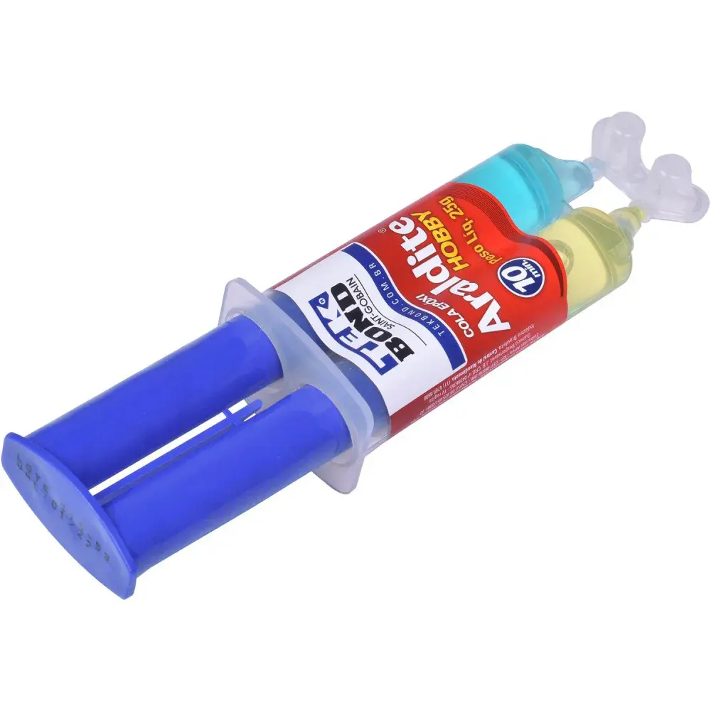 Adesivo epóxi blister 25GR bi-componente líquido tekbond Araldite — fotografia 5