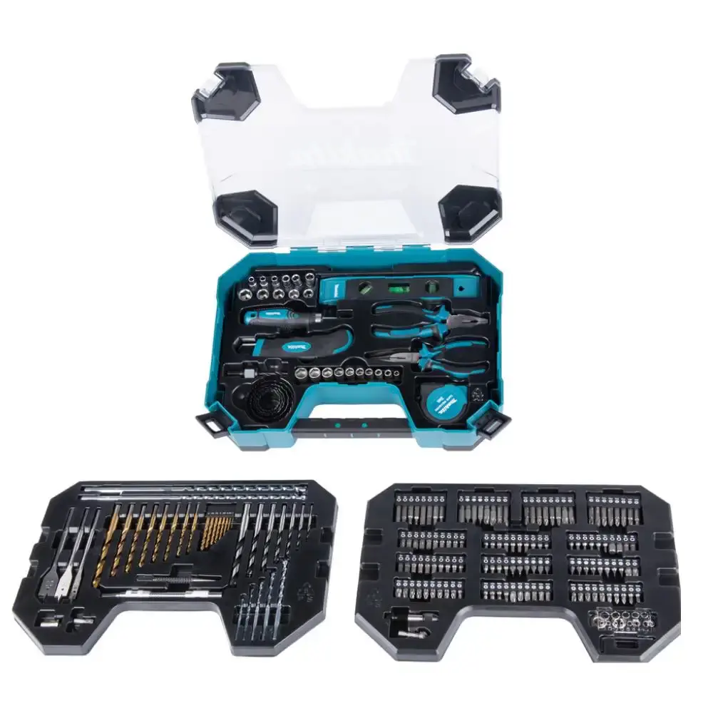 Kit de acessórios maccess com 200 peças E-22610 Makita