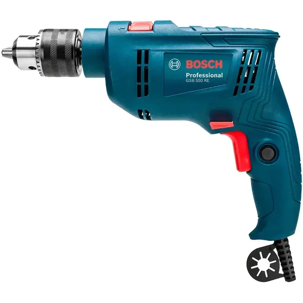 Furadeira de impacto gsb 550 1/2” 3100RPM 550W 127V Bosch — fotografia 6