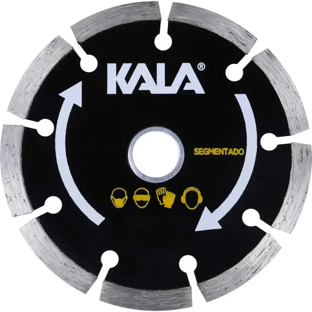Disco diamantado segmentado corte seco 110MM x 20MM Kala — fotografia 6