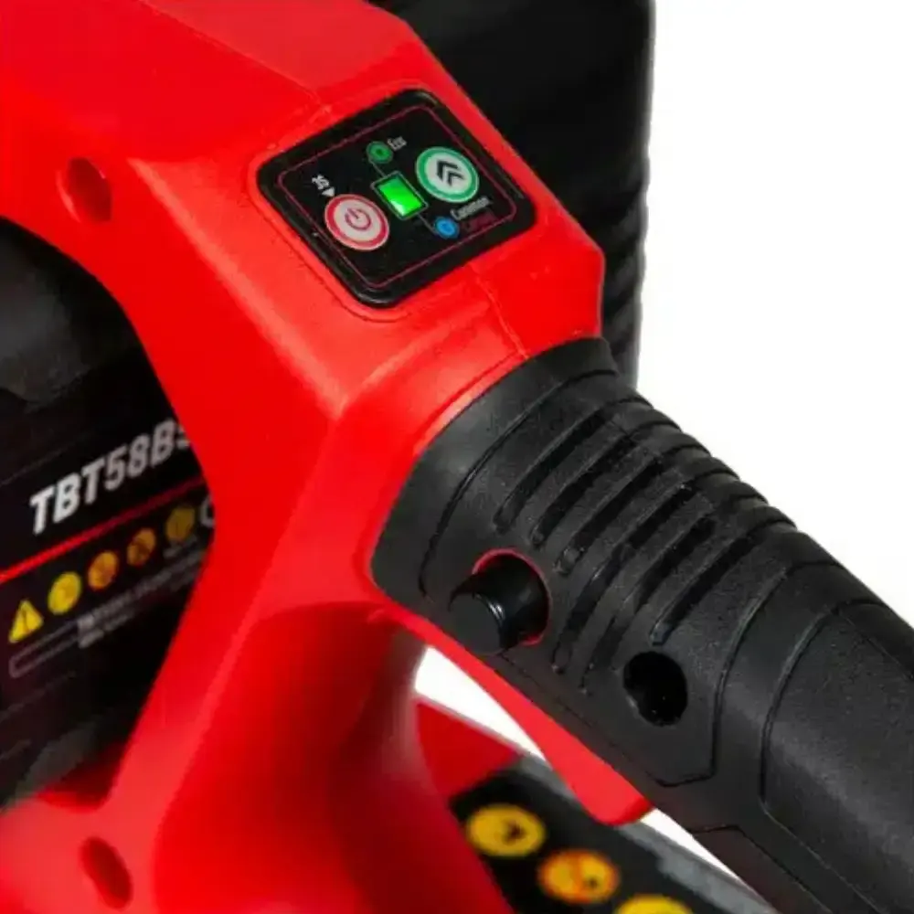 Motosserra a bateria 18V sabre 16POL 1400W e carregador Toyama — fotografia 7