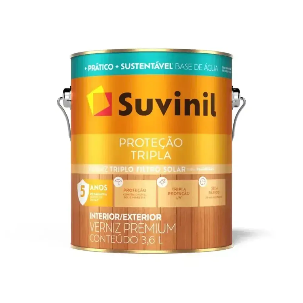 Verniz seca rápido brilho natural 3,6L Suvinil — fotografia 2