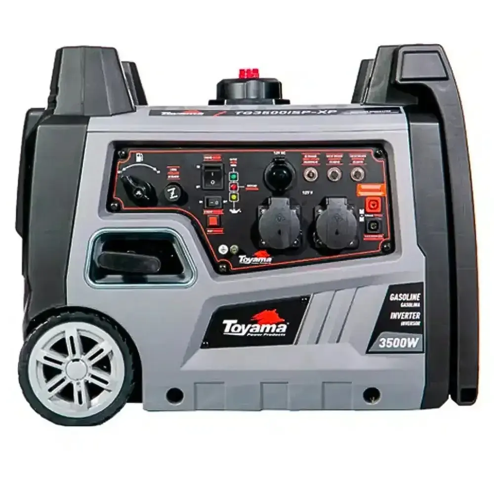 Gerador energia portátil à gasolina 3,5 KVA silencioso partida manual TG3500I Toyama 220 V — fotografia 12