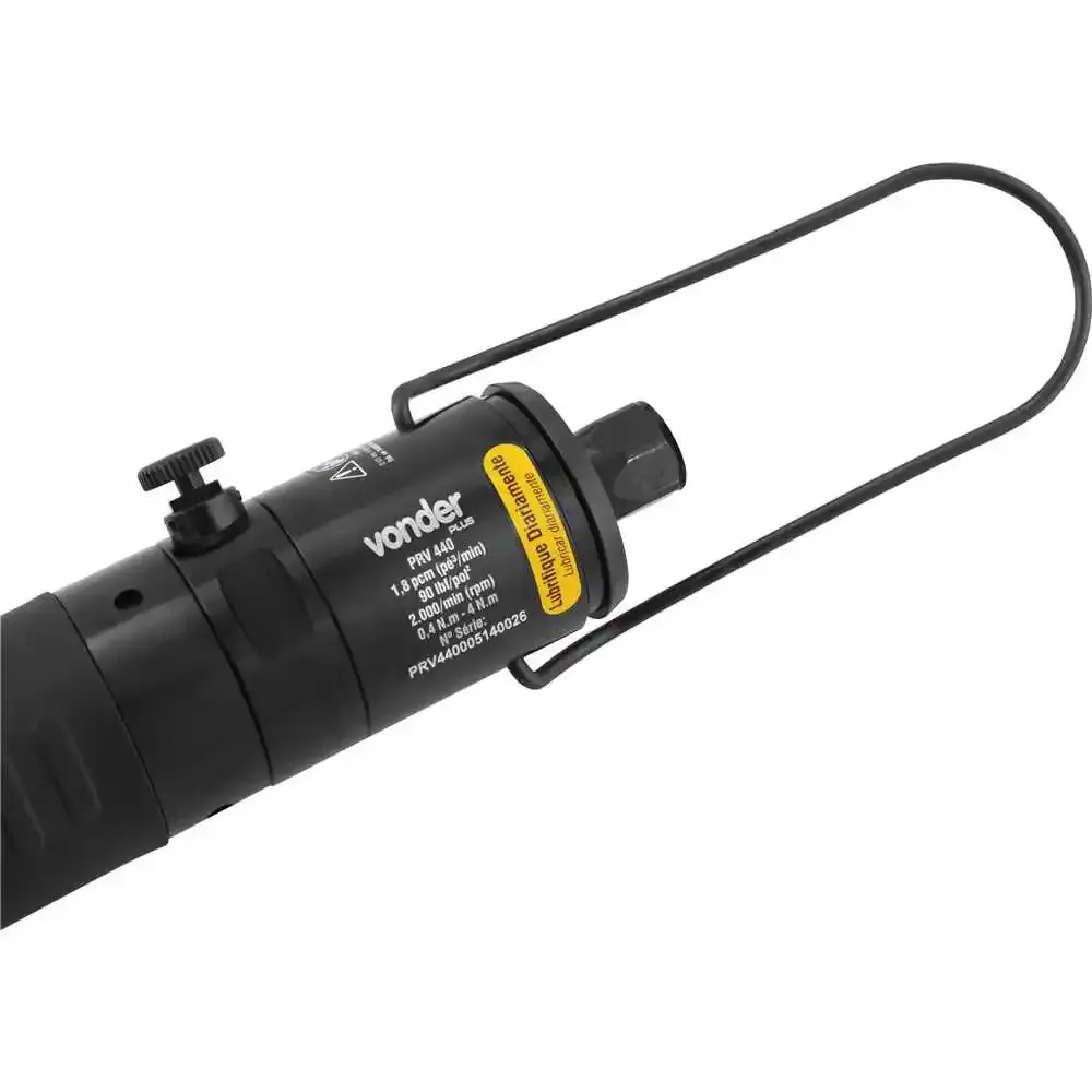 Parafusadeira pneumática 4 nm 1/4 POL PRV 440 Vonder — fotografia 9