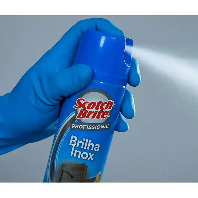 Spray de limpeza profissional para inox e alumínio 400ML scotch-brite 3M — fotografia 5