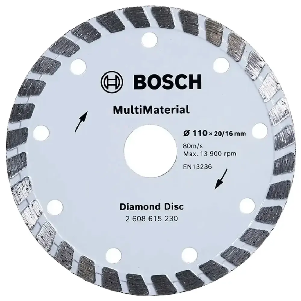 Disco de corte diamantado 110MM turbo Bosch — fotografia 4