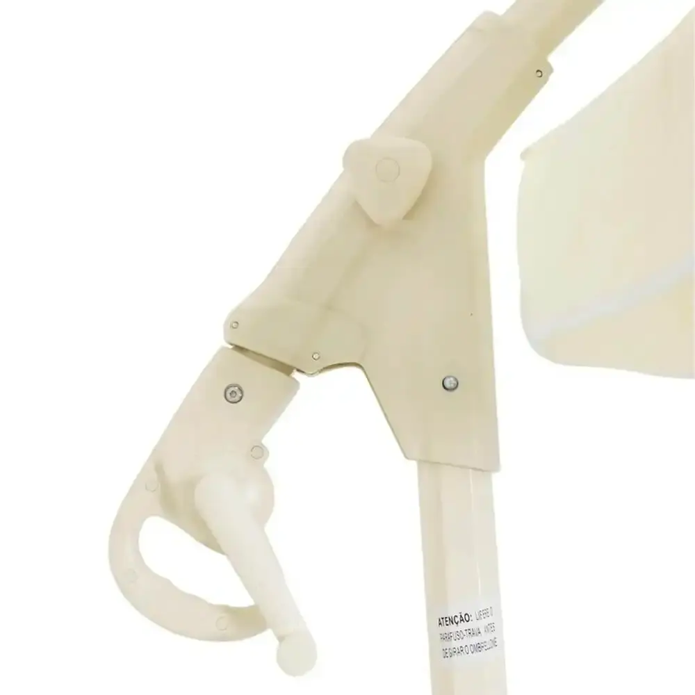 Ombrelone suspenso búzios 3M bege giratório 360° com base 50L 891006 BEL BEL FIX — fotografia 6