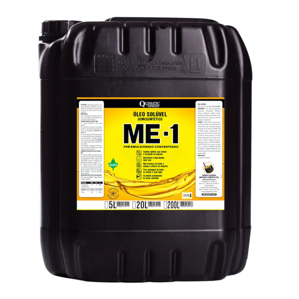 Óleo solúvel semissintético eco ME-1 20L quimatic tapmatic