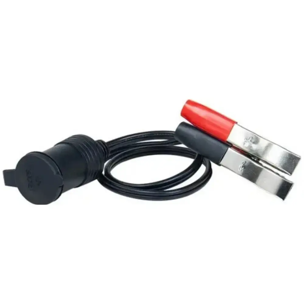 Adaptador garra para carga de bateria automóvel 12V 50CM Kala — fotografia 2