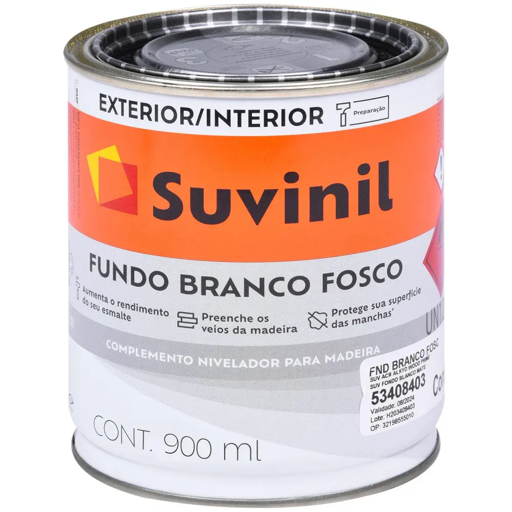 Tinta fundo branco fosco 900ML Suvinil