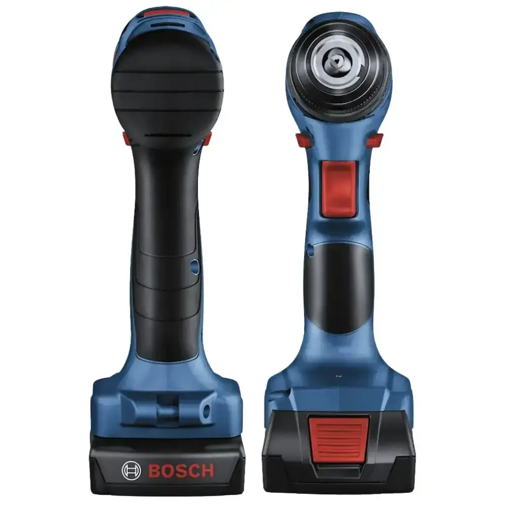 Parafusadeira de impacto a bateria 18V com maleta bateria 2.0AH bolsa e kit de pontas 33 peças Bosch Bivolt — fotografia 6