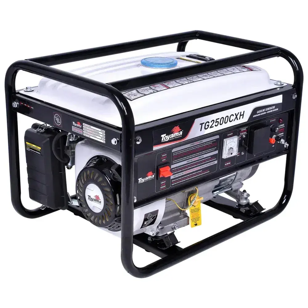 Gerador de energia a gasolina 2200W TG2500CXH Toyama — fotografia 9