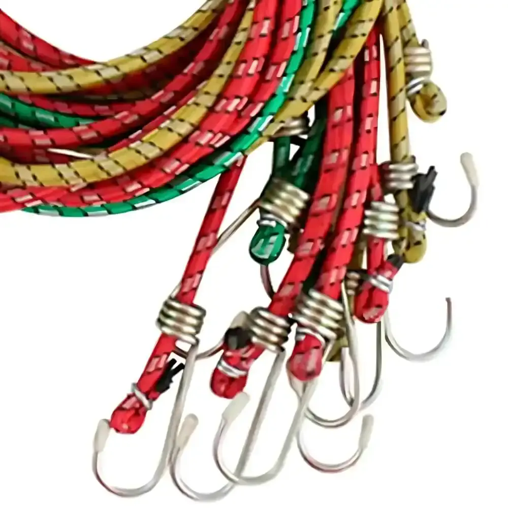 Elástico extensor para bagageiro 1,5 metro kit com 10 peças Western — fotografia 3