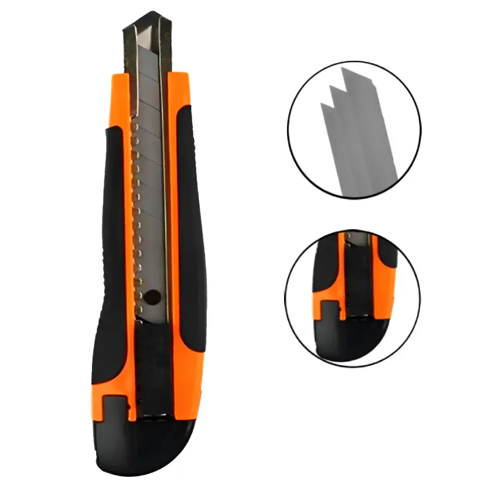 Estilete anatômico 18MM cabo emborrachado com lâmina Starfer