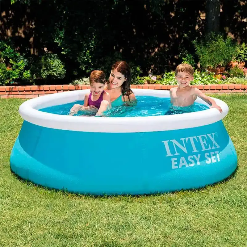 Piscina Inflável 880 Litros 1.83 x 51 CM Infantil c/ Bomba Manual EASY SET 28101 INTEX — fotografia 4