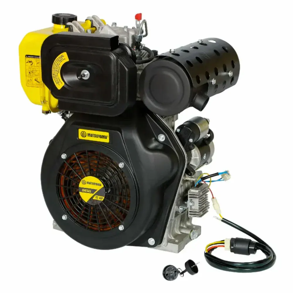Motor a diesel 15HP com partida elétrica Matsuyama