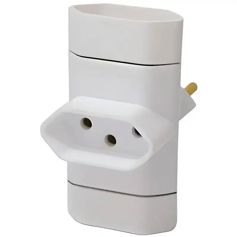 Pino adaptador t com 3 saídas BR345 Perlex