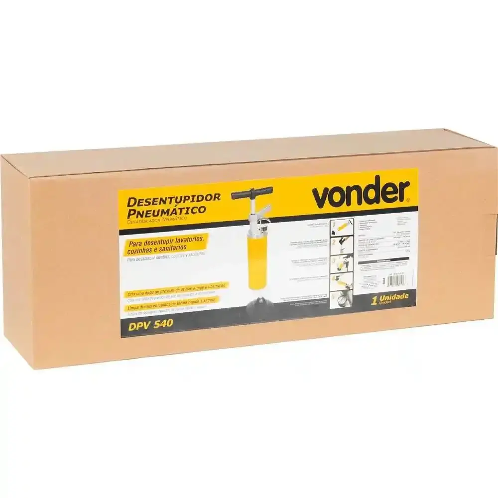 Desentupidor pneumático DPV-540 Vonder — fotografia 5