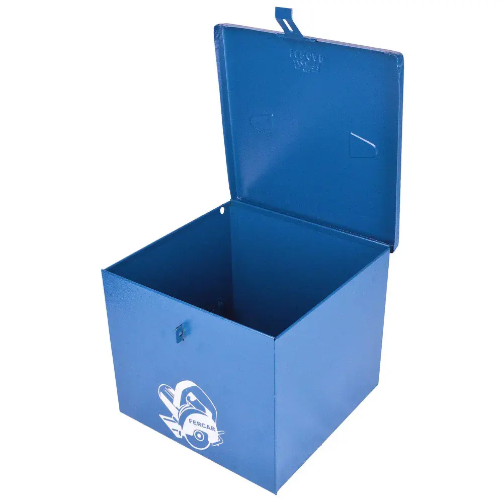 Caixa de metal para serra mármore 24X24X21CM 12 Fercar — fotografia 5