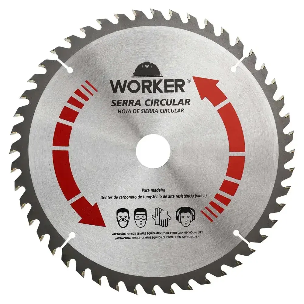 Disco de serra widea 250X36 dentes 30MM Worker — fotografia 7