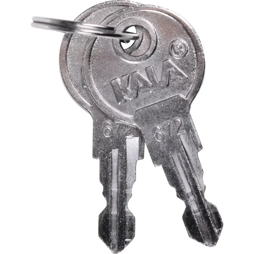 Fechadura universal para gaveta 22MM cromado Kala — fotografia 10