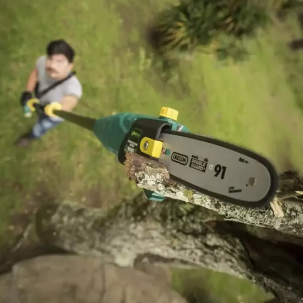 Podador de altura elétrico para galhos 750W PA750T haste telescópica Tekna 220 V — fotografia 3