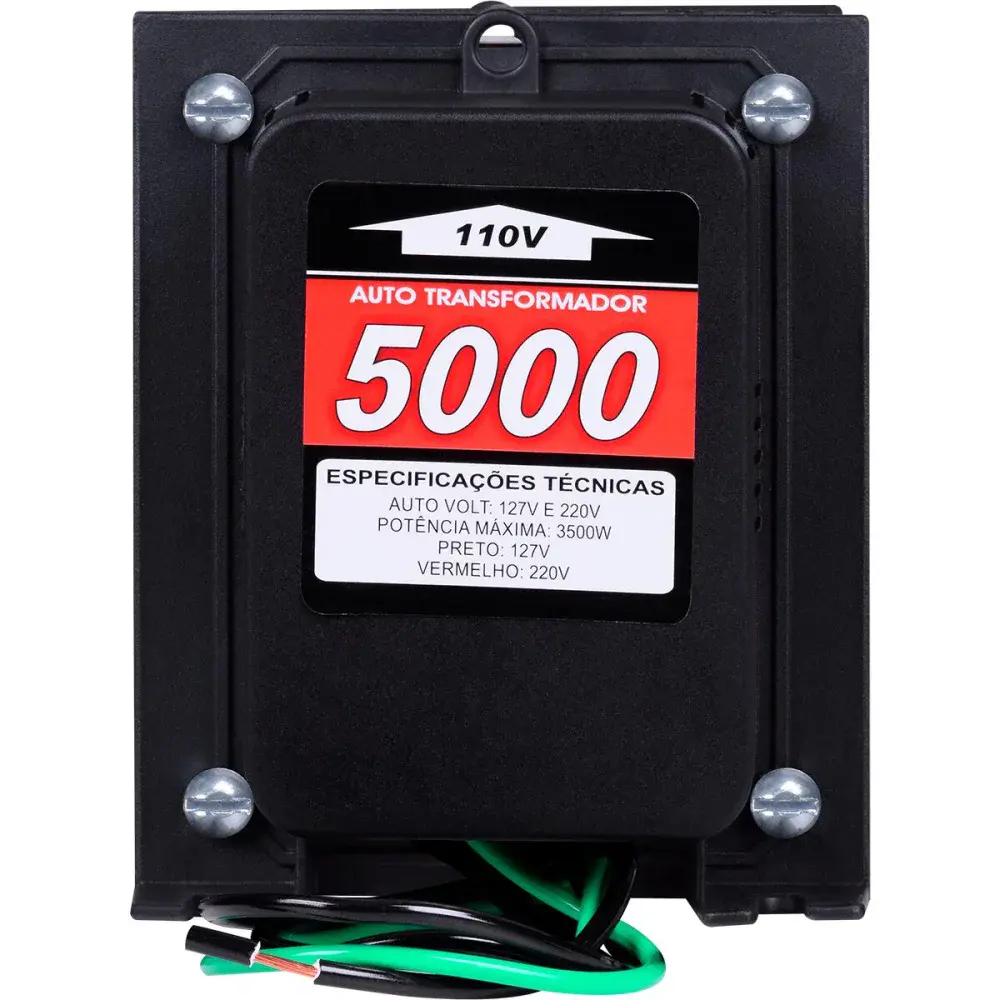 Autotransformador tripolar 5.000VA 3600W bivolt Kitec — fotografia 4