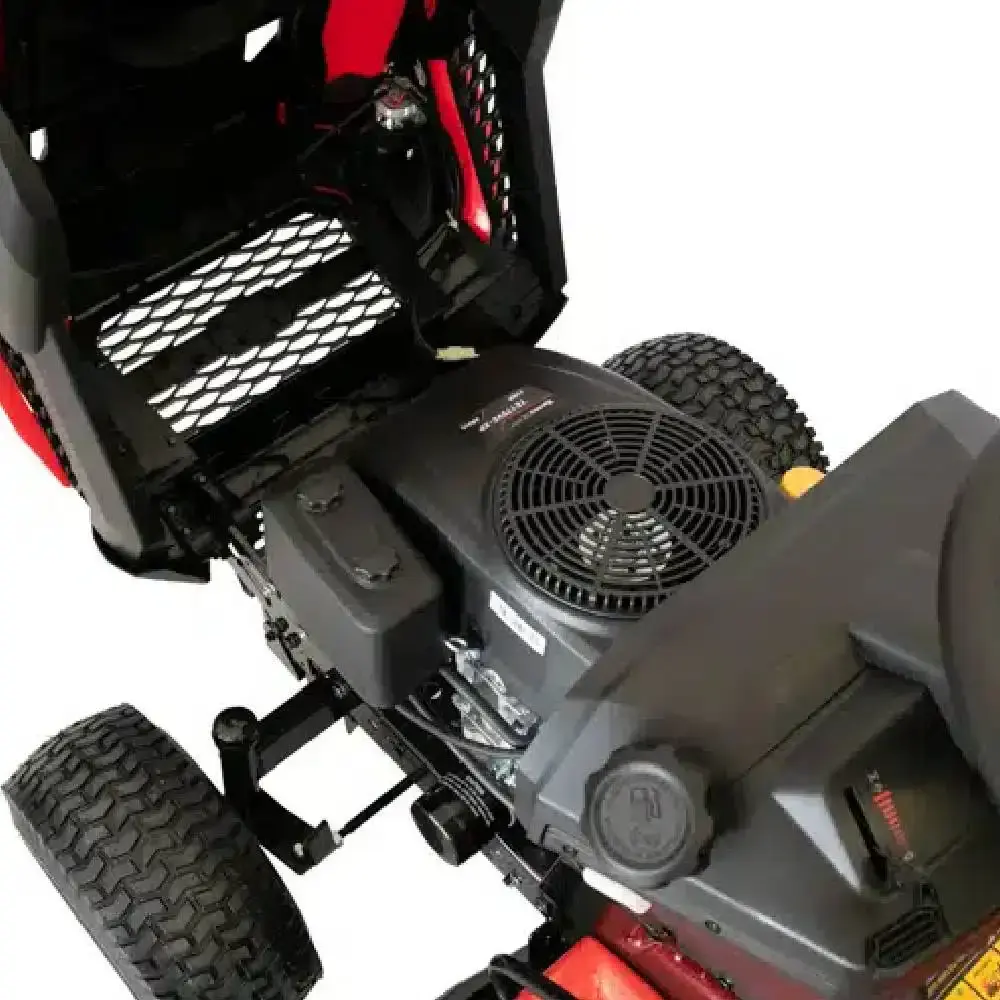 Trator cortador de grama 17HP gasolina 4T com recolhedor 42POL Toyama — fotografia 5