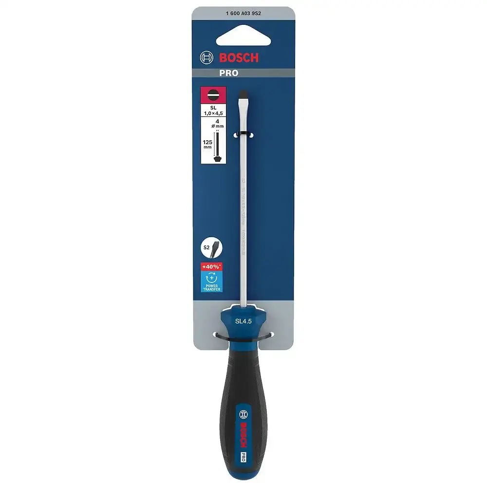 Chave de Fenda PRO SL 1.0 x 4,5 x 125 mm BOSCH Bosch Ferramentas Manuais — fotografia 4