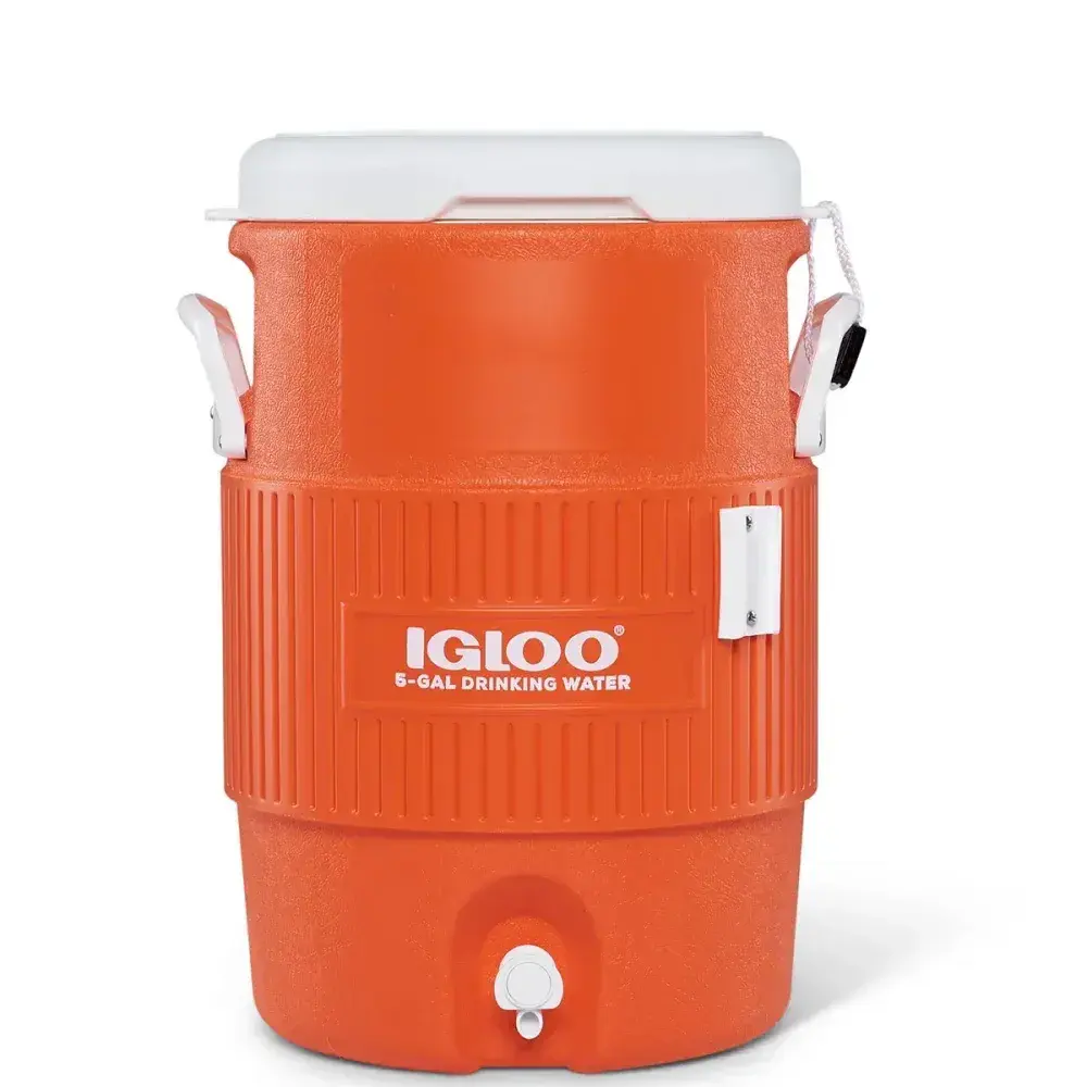 Galão térmico seat top 18,9L laranja Igloo — fotografia 5