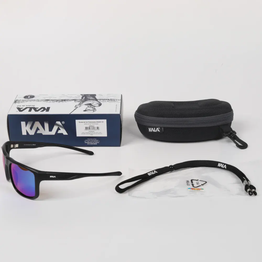 Óculos de sol polarizado KG600 verde Kala — fotografia 5