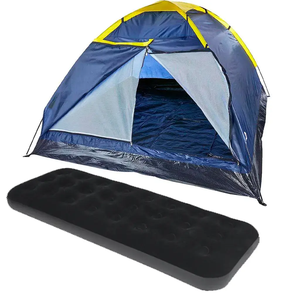 Barraca Camping até 4 Pessoas San Valentin 106011 KALA com Colchão Inflável — fotografia de referência