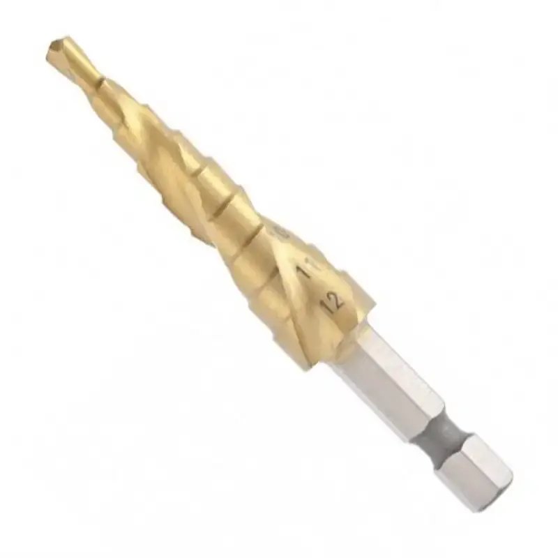 Broca escalonada de 4 à 12 MM HSS espiral profissional MTX — fotografia de referência