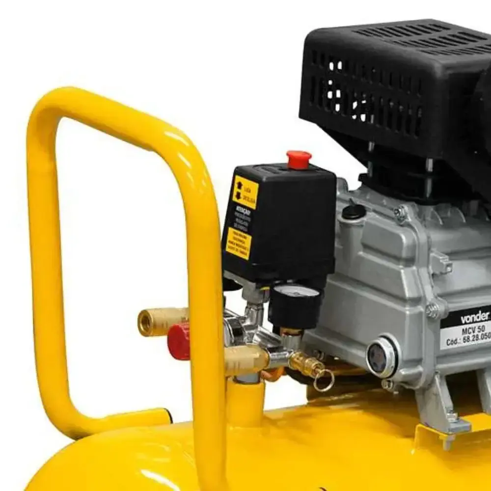 Compressor de ar portátil 8 pés 2 HP 50 litros MCV-50 Vonder 220 V — fotografia 9