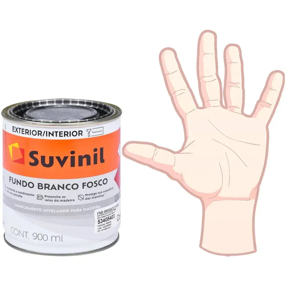 Tinta fundo branco fosco 900ML Suvinil — fotografia 8