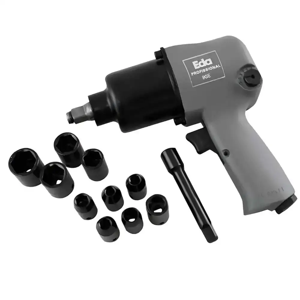 Chave de impacto 1/2 POL com kit de soquetes 9GE Eda — fotografia 2