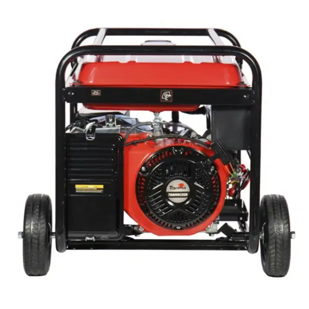 Gerador à gasolina 7,2 KVA 4 tempos bivolt TG8000CXER Toyama — fotografia 4