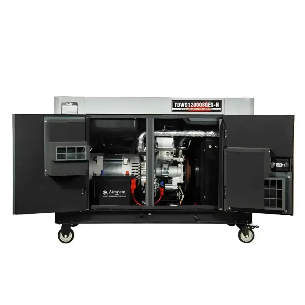 Gerador Energia Diesel Trifásico 380V 12.5 kVA 254-010 TOYAMA — fotografia 10