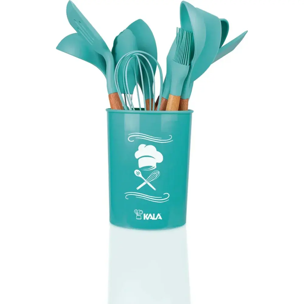 Kit cozinha ballagi 12 peç verde Kala