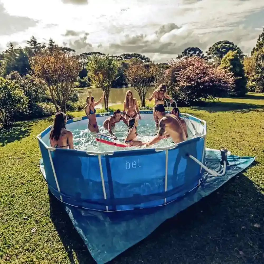 Piscina com Armação 5.000 Litros 305 x 76 CM 510000 BEL BEL FIX — fotografia 5
