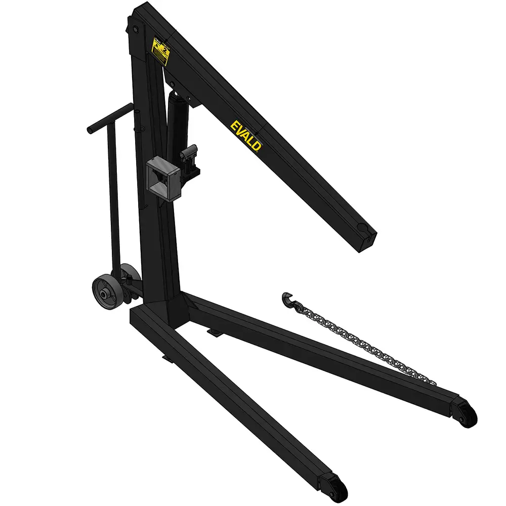 Guincho hidráulico 2 TON com prolongador EVGH-2TP Evald