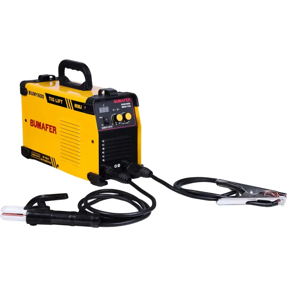 Inversora de solda mma/tig anti stick 8KW 180A biv Bumafer — fotografia 3